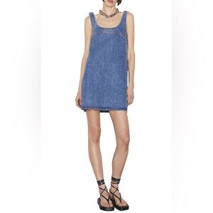 FRAME Mini Denim Flare Dress
